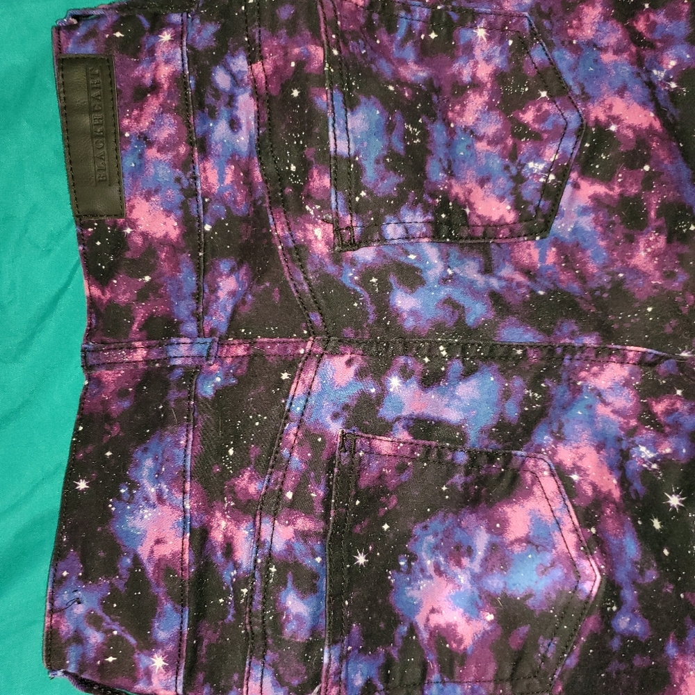 Hot Topic Black Heart- Galaxy Jeans